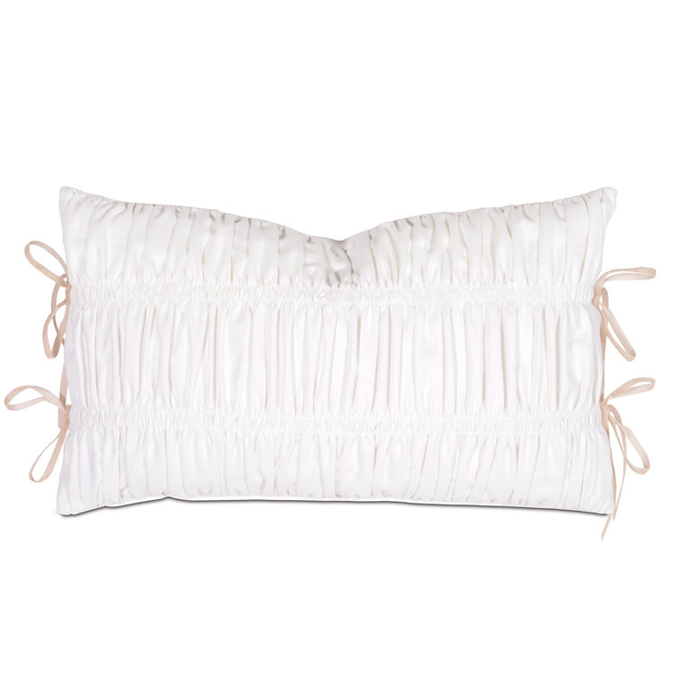 Eastern Accents Ophelia by Celerie Kemble Ruched Cotton Lumbar Pillow Cover & Insert Wayfair